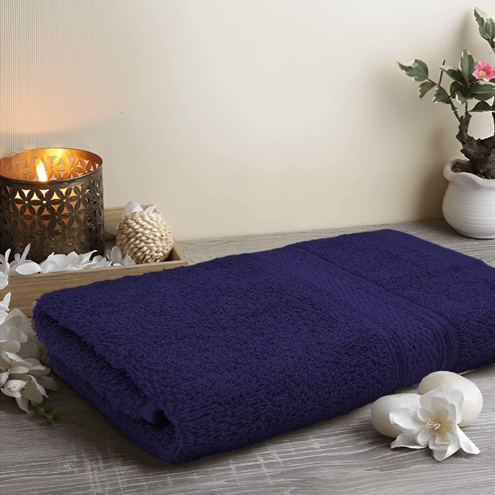INFINI HOMES Daffodil Premium Hand Towel Set - 100% Cotton Hotel Quality Bath Linen UAE