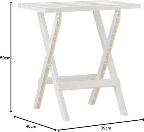 Premium Portable Camping Folding Table White - UAE Wide Delivery | Dubai Abu Dhabi Sharjah