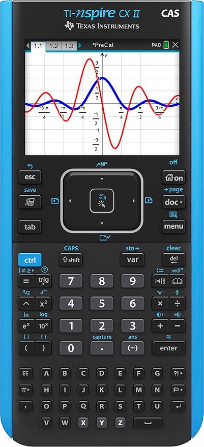 TI-Nspire CX II CAS Graphing Calculator - Color Display | UAE Stock