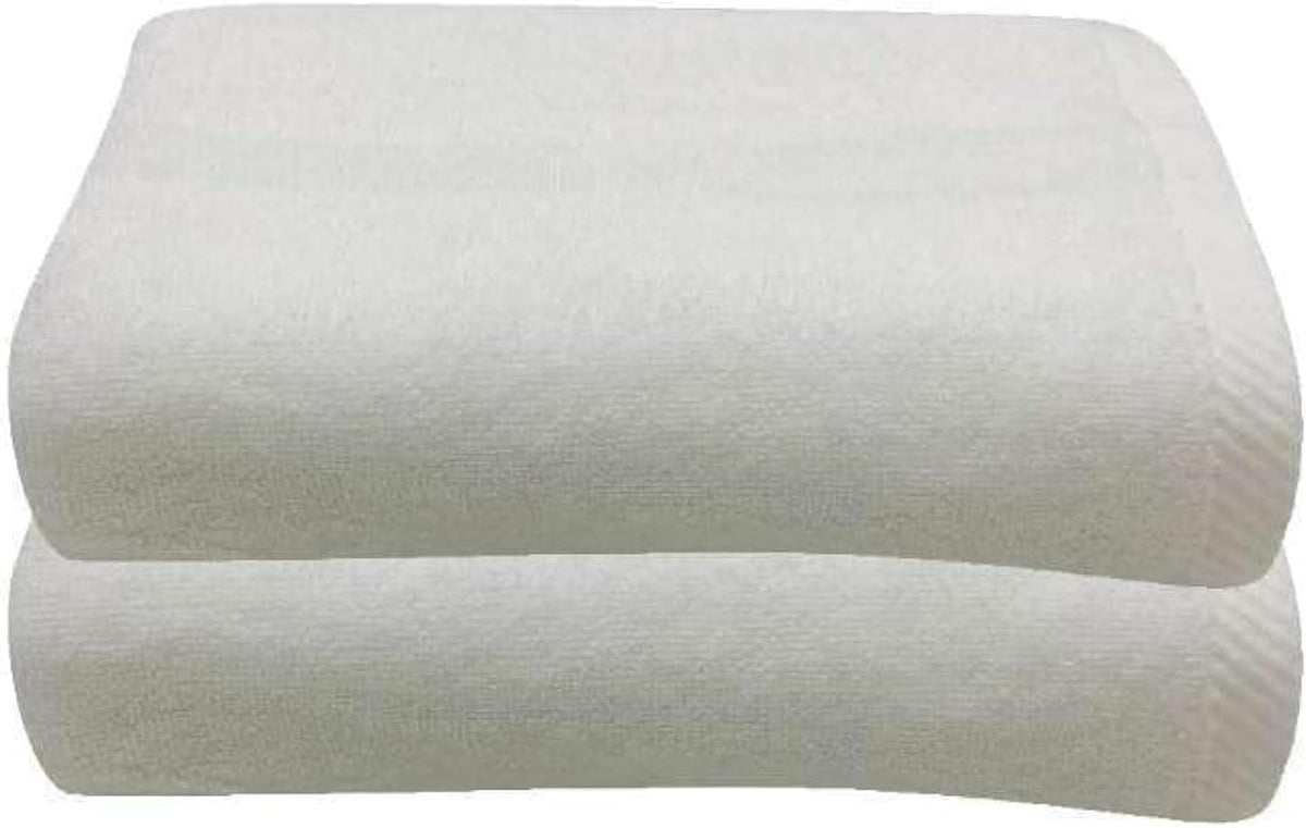 INFINI HOMES White Luxury Hand Towel Set - Premium 100% Combed Cotton Bath Linen UAE