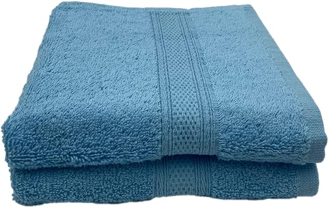 INFINI HOMES Daffodil Premium Hand Towel Set - 100% Cotton Hotel Quality Bath Linen UAE