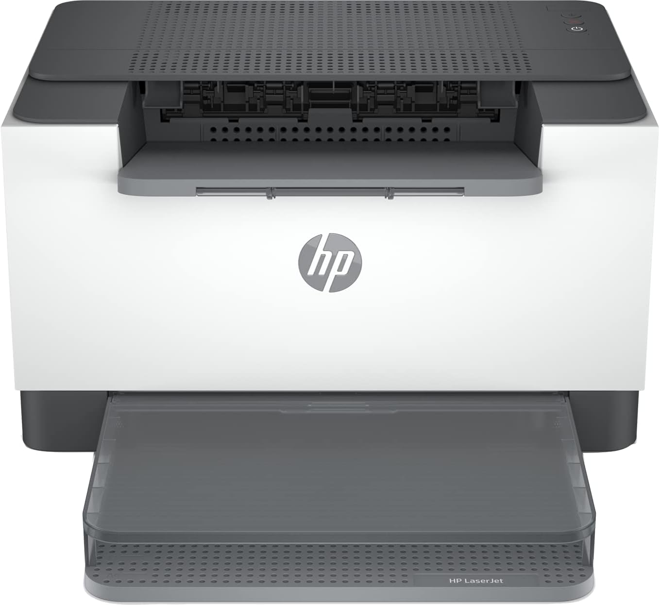 HP LaserJet M211D monochrome laser printer front view, compact black and white design for home and office use in UAE