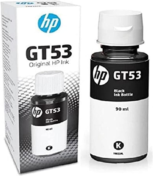 HP GT53 Black Ink Bottle 90ml - Original HP Ink for Smart Tank Printers UAE