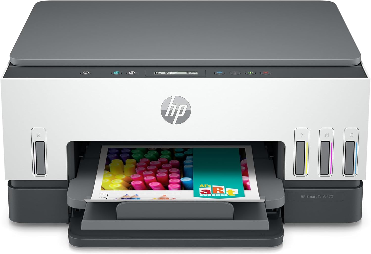 HP Smart Tank 670 All-in-One Ink Tank Printer – High-Volume Color Printing, UAE
