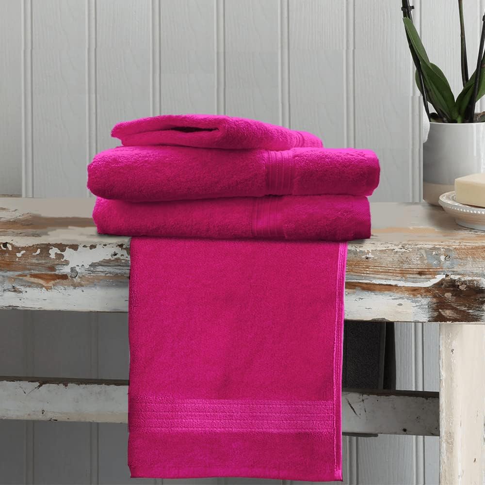 INFINI HOMES Luxury Cotton Towel Set - Premium Bath Linen Collection UAE