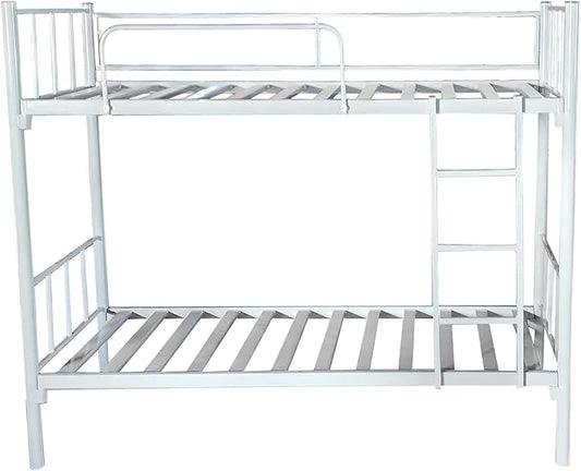سرير بطابقين معدني رمادي دبي الإمارات | Premium Steel Double Bunk Bed Dubai UAE 190x90x175cm