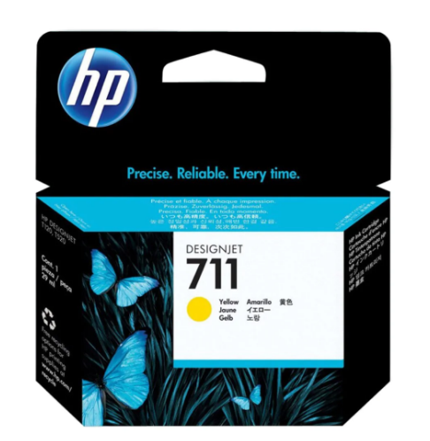 HP 711 Yellow Ink Cartridge CZ132A - UAE Delivery | Dubai Abu Dhabi Sharjah