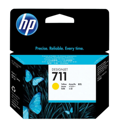 HP 711 Yellow Ink Cartridge CZ132A - UAE Delivery | Dubai Abu Dhabi Sharjah