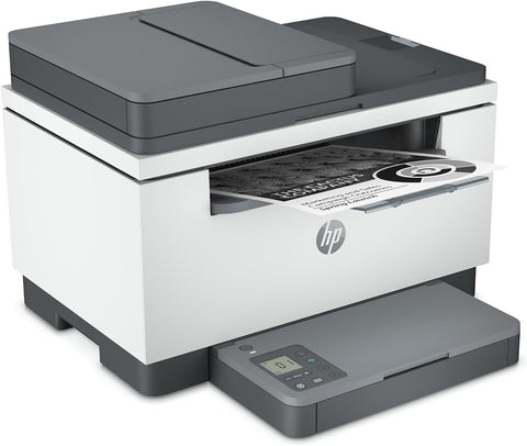 HP LaserJet MFP M236D all-in-one monochrome laser printer angled right view with ADF – buy in Dubai UAE