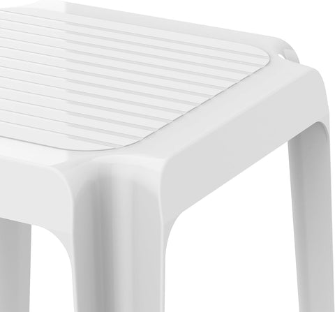 Premium Plastic Regina Low Square Table - UAE Wide Delivery | Dubai Abu Dhabi Sharjah
