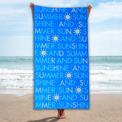 INFINI HOMES Premium Petunia Jacquard Beach Towel - 86x162cm UAE Delivery