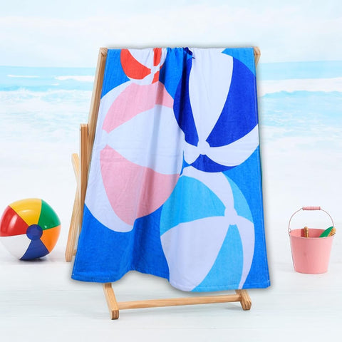 INFINI HOMES Premium Petunia Jacquard Beach Towel - 86x162cm UAE