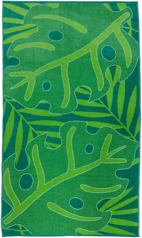 INFINI HOMES Premium Jacquard Beach Towel 86x162cm - Luxury Cotton Bath Towel UAE
