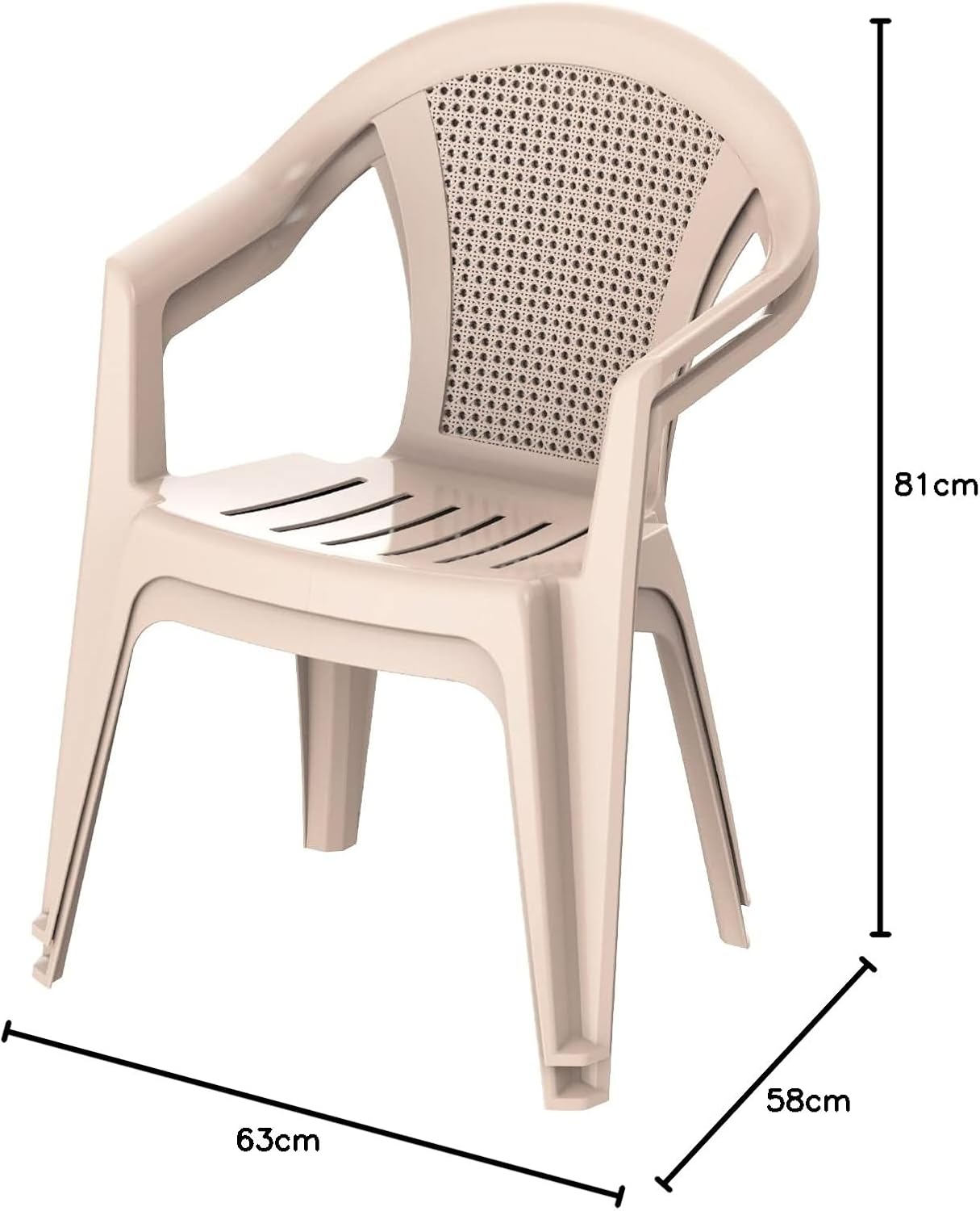 Premium Bamboo Chairs Set of 2 - UAE Wide Delivery | Dubai Abu Dhabi Sharjah