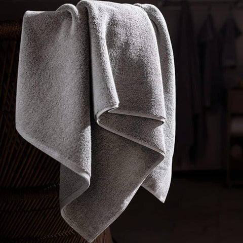 INFINI HOMES Grey Luxury Bath Sheet 90x180cm - Premium 600 GSM Cotton Towel UAE