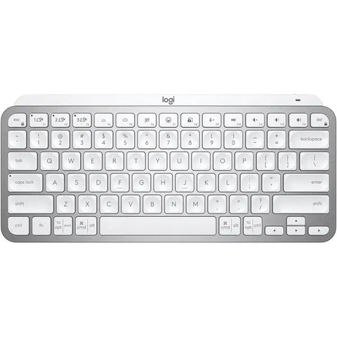 Logitech MX Keys Mini Wireless Keyboard - Premium Compact Keyboard UAE | Dubai, Abu Dhabi Delivery Pale Grey