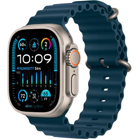 Apple Watch Ultra 2 49mm GPS Smart Watch Titanium Case with Ocean Band | UAE Stock | Dubai Abu Dhabi Sharjah Ajman Fujairah RAK UAQ