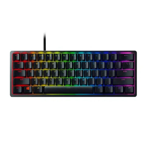 Razer Huntsman Mini 60% Optical Gaming Keyboard Mercury White - UAE Stock | Dubai, Abu Dhabi, Sharjah & All Emirates Delivery Black