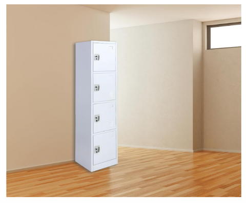 INFINI HOMES 4-Tier Steel Storage Locker Cabinet - UAE Wide Delivery