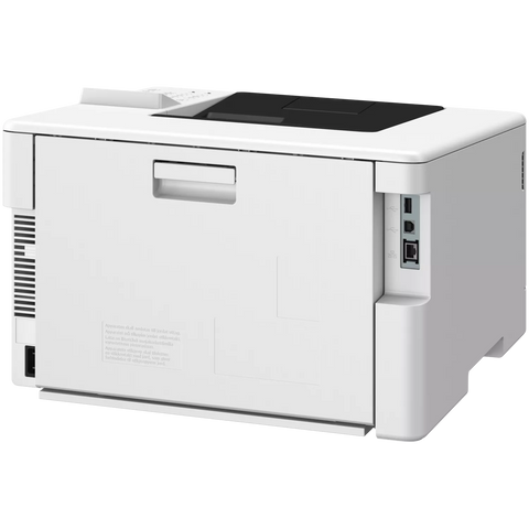 Canon i-SENSYS LBP647Cdw rear view showing USB and LAN ports – wireless colour laser printer UAE