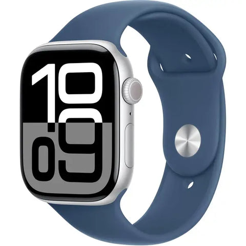 Apple Watch Series 10 Aluminum Case with Sport Band | UAE Stock | Dubai Abu Dhabi Sharjah Ajman Fujairah RAK UAQ Denim