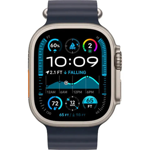 Apple Watch Ultra 2 49mm GPS Smart Watch Titanium Case with Ocean Band | UAE Stock | Dubai Abu Dhabi Sharjah Ajman Fujairah RAK UAQ
