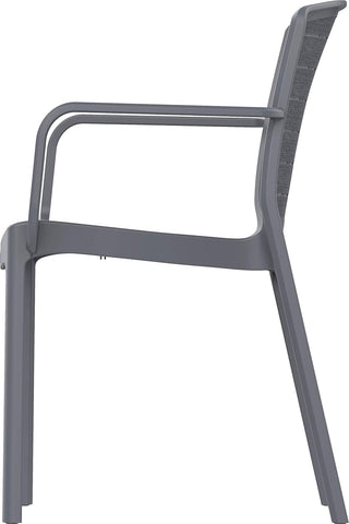 Cedargrain Resin Outdoor Armchair - Premium Patio Furniture UAE | Dubai Abu Dhabi Sharjah