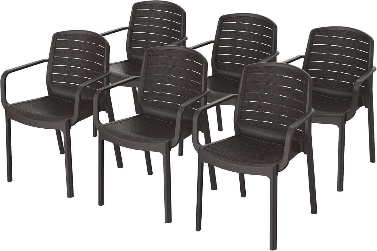 Premium Cedargrain Armchair Set of 6 - UAE Wide Delivery | Dubai Abu Dhabi Sharjah