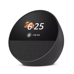 Amazon Echo Spot Smart Alarm Clock Speaker with Vibrant Sound - UAE Stock Black