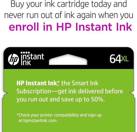 HP 64XL Tri-Color Ink Cartridge Dubai UAE | High Yield N9J91AN | ENVY Photo Tango Printer