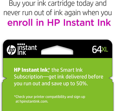 HP 64XL Tri-Color Ink Cartridge Dubai UAE | High Yield N9J91AN | ENVY Photo Tango Printer