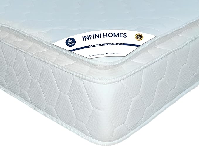 INFINI HOMES Premium Visco Memory Foam Mattress with Pillowtop - Wide Super King 200x210x30cm