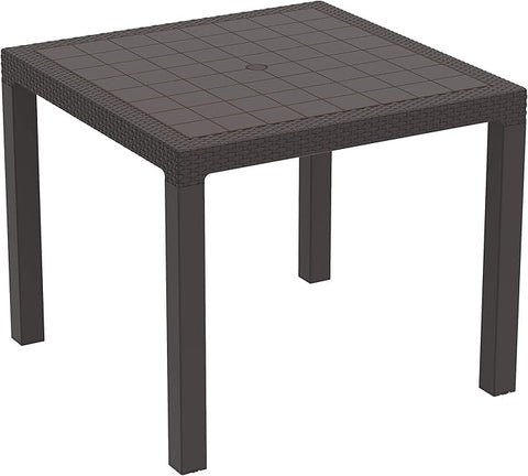 Cedarattan 4 Seater Outdoor Dining Set Dubai UAE - Dark Brown Weatherproof Patio Furniture