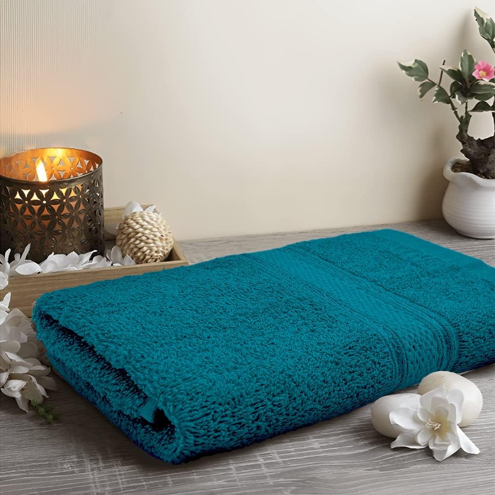 INFINI HOMES Daffodil Premium Hand Towel Set - 100% Cotton Hotel Quality Bath Linen UAE