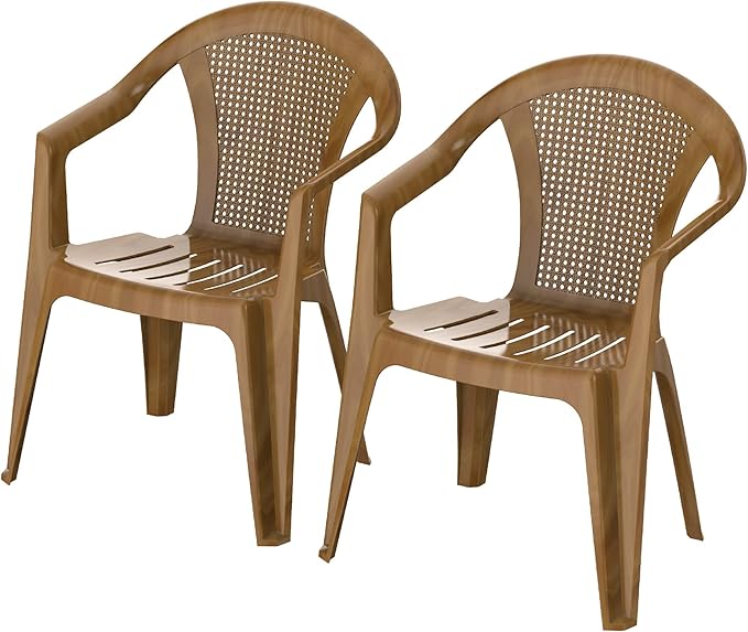 Premium Bamboo Chairs Set of 2 - UAE Wide Delivery | Dubai Abu Dhabi Sharjah