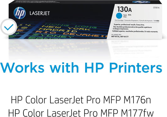 HP 130A Cyan Toner Cartridge CF351A | Original LaserJet Toner UAE