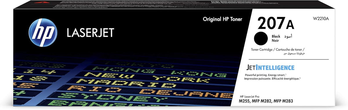 HP 207A Black Original Toner Cartridge W2210A | UAE Delivery to Dubai, Abu Dhabi, Sharjah | LaserJet Pro M255, M282, M283