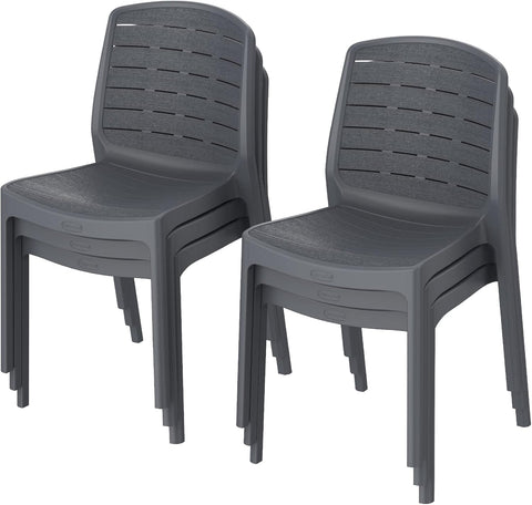 Premium Cedargrain Armless Chairs Set of 6 - UAE Wide Delivery | Dubai Abu Dhabi Sharjah