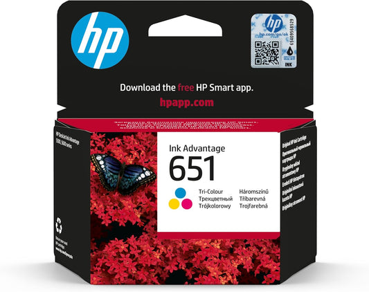 HP 651 Tri-Color Ink Cartridge C2P11AE | Original HP Ink UAE | DeskJet & OfficeJet Compatible