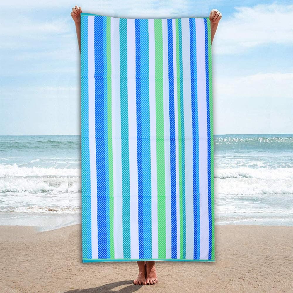 INFINI HOMES Premium Petunia Jacquard Beach Towel - 86x162cm UAE