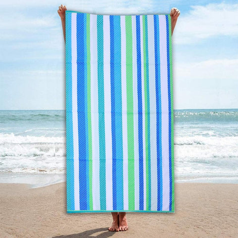 INFINI HOMES Premium Petunia Jacquard Beach Towel - 86x162cm UAE