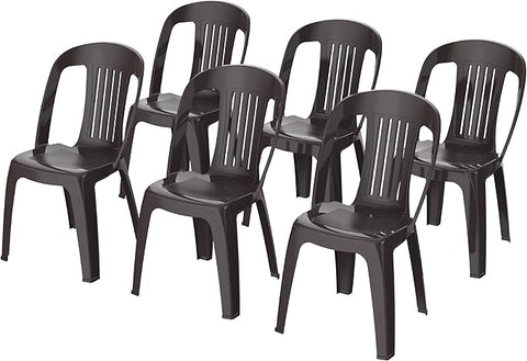 Premium Contessa Chairs Set of 6 - Beige | UAE Delivery to All Emirates