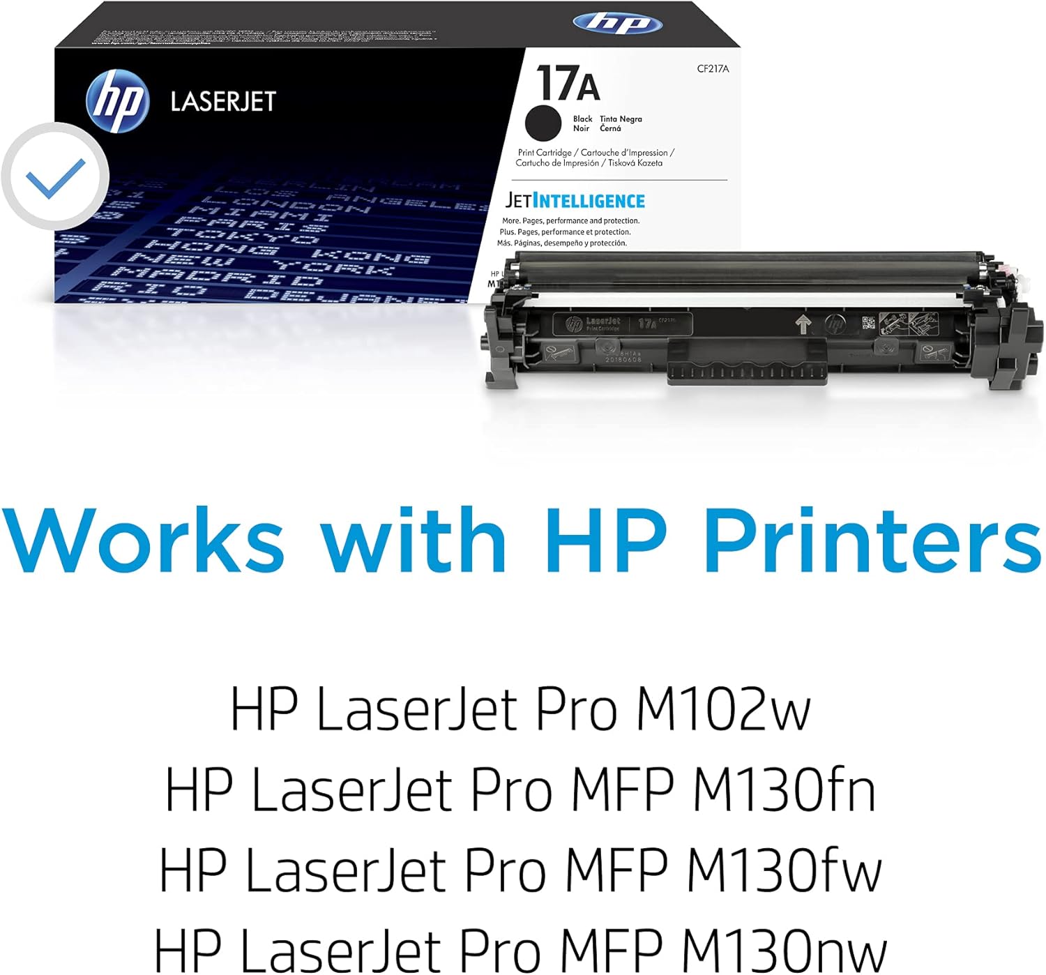 HP 17A Black Toner Cartridge CF217A | Original LaserJet Toner UAE | 1,600 Pages