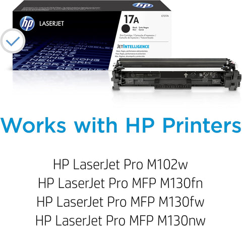 HP 17A Black Toner Cartridge CF217A | Original LaserJet Toner UAE | 1,600 Pages