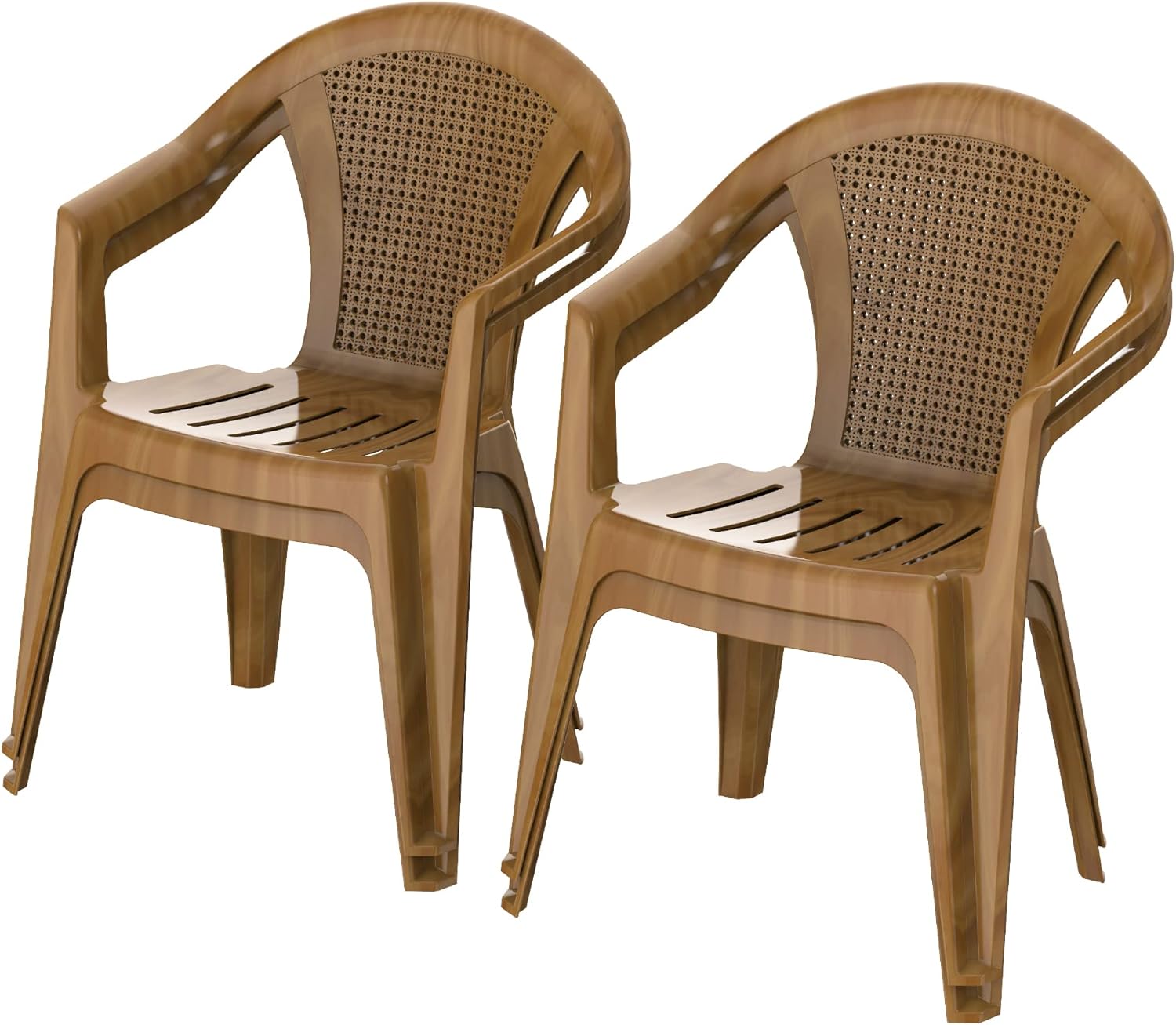 Premium Bamboo Dining Chairs Set of 4 - UAE Wide Delivery | Dubai Abu Dhabi Sharjah