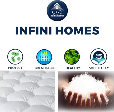 INFINI HOMES Mattress Topper UAE - Microfiber Comfort