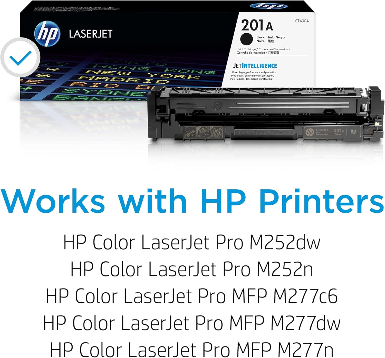 HP 201A Black Toner Cartridge CF400A | Original LaserJet Toner UAE