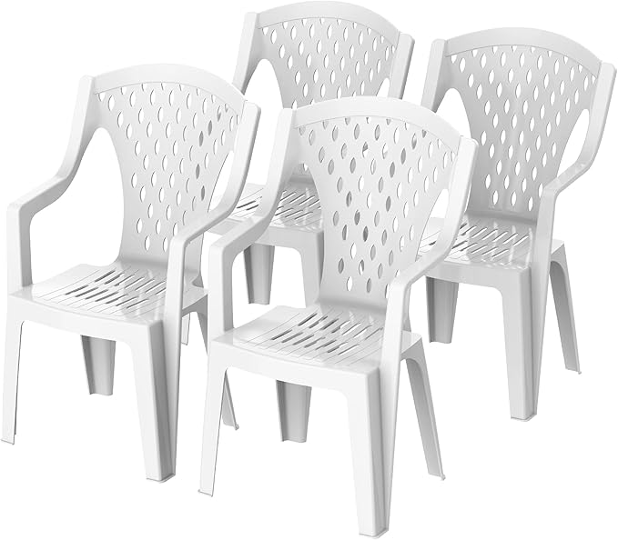 Premium Queen Chair Set of 4 Beige - UAE Wide Delivery | INFINI HOMES