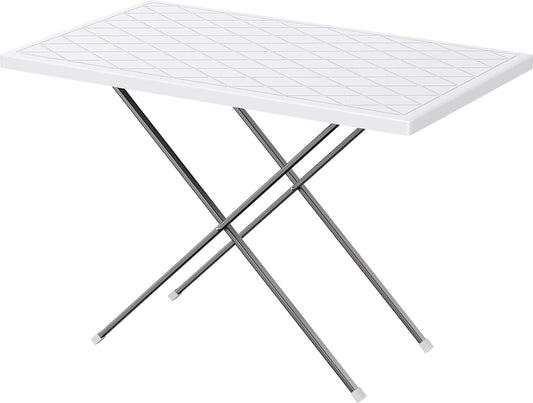 Folding Picnic Table 90cm White - UAE Wide Delivery | Dubai Abu Dhabi Sharjah