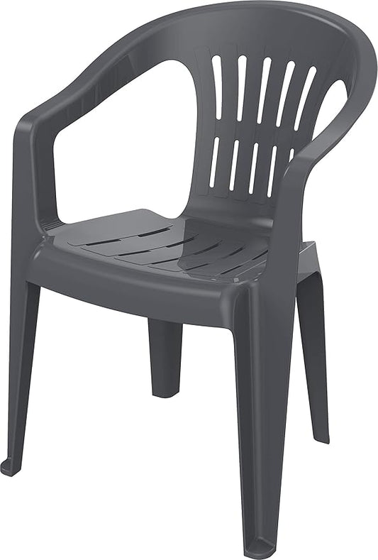Princess Armchair Side View Dubai Plastic Chair UAE كرسي أميرة منظر جانبي دبي بلاستيك الإمارات | INFINI HOMES